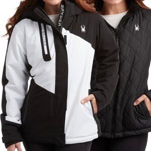 Spyder Women's Black and White Jacket